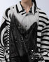 Optic Stripe Illusion Blouse